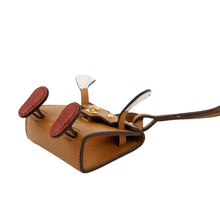 将图像加载到图库查看器中，HERMES Bijoux Dosac Kelly Doll Natural Sable/Orange/Nata/Brique Tadelakt Leather
