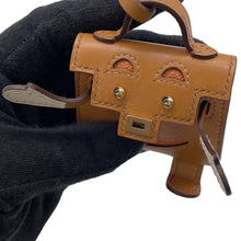 将图像加载到图库查看器中，HERMES Bijoux Dosac Kelly Doll Natural Sable/Orange/Nata/Brique Tadelakt Leather
