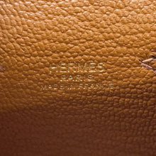 将图像加载到图库查看器中，HERMES Bijoux Dosac Kelly Doll Natural Sable/Orange/Nata/Brique Tadelakt Leather
