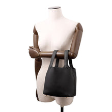 Load image into Gallery viewer, HERMES Picotin Lock Black Taurillon Clemence Size PM

