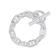 HERMES Chaine d'Ancre Bracelet 11 frames Size GM SV925