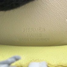 Load image into Gallery viewer, HERMES Rodeo Bag Charm Pegasus Jaune Bourgeon/Machete/Blue Brume Lambskin Size MM
