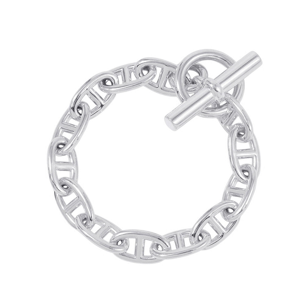 HERMES Chaine d'Ancre Bracelet 13 frames Size GM SV925