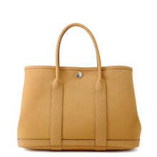 Load image into Gallery viewer, HERMES Garden Party Biscuit Toile Officier Negonda Leather Size TPM
