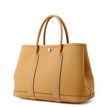 Load image into Gallery viewer, HERMES Garden Party Biscuit Toile Officier Negonda Leather Size TPM
