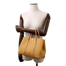 Load image into Gallery viewer, HERMES Garden Party Biscuit Toile Officier Negonda Leather Size TPM
