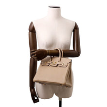 Load image into Gallery viewer, HERMES Birkin Beige Marfa Togo Leather Size 25
