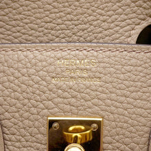 Load image into Gallery viewer, HERMES Birkin Beige Marfa Togo Leather Size 25
