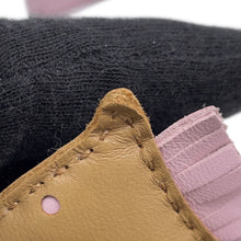 将图像加载到图库查看器中，HERMES Rodeo Pegasus Bag Charm Chai/Mauve Sylvestre/Menthe Lambskin Size PM
