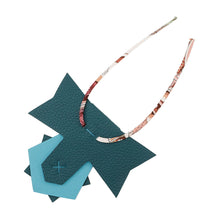 Load image into Gallery viewer, HERMES Petit H Cockade Blue/Multicolor Taurillon Clemence
