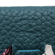Load image into Gallery viewer, HERMES Petit H Cockade Blue/Multicolor Taurillon Clemence
