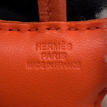 Load image into Gallery viewer, HERMES Buddy Bag Charm Orange Poppy/Carnelian Lambskin Merino Wool
