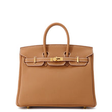 将图像加载到图库查看器中，HERMES Birkin Gold Togo Leather Size 25
