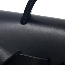 Load image into Gallery viewer, HERMES Herbag Zip Ad Black Toile Officier Vache Hunter Leather Size PM
