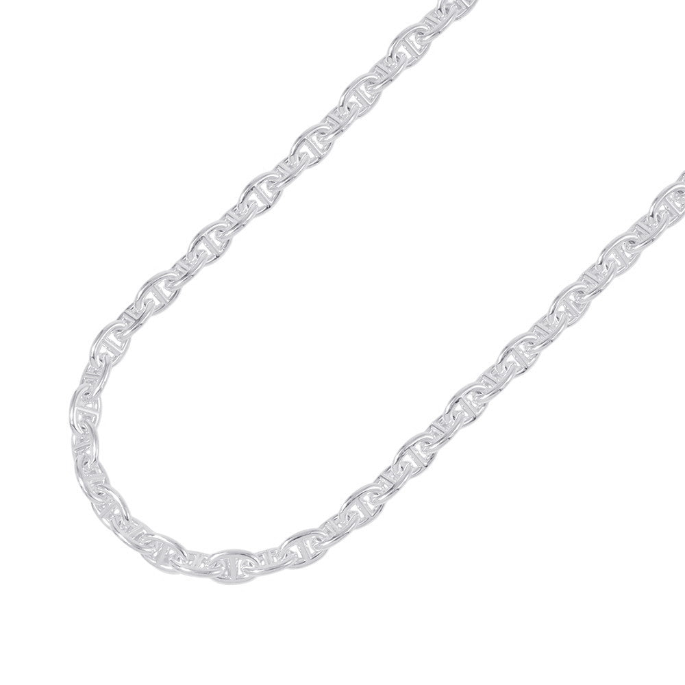 HERMES Chaine d'Ancre Necklace Size PM/43 frames SV925