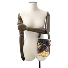 将图像加载到图库查看器中，FENDI FENDI x Versace Mon Tresor Multicolor/Brown8BS010 Nylon Leather Size Mini
