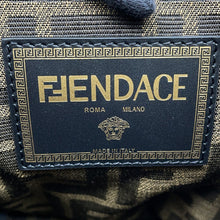 将图像加载到图库查看器中，FENDI FENDI x Versace Mon Tresor Multicolor/Brown8BS010 Nylon Leather Size Mini
