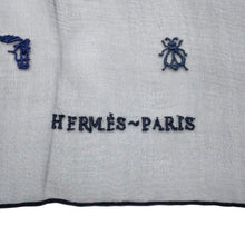 Load image into Gallery viewer, HERMES Carre Multi Bag Charm Size 100 Black/Multicolor Silk100%
