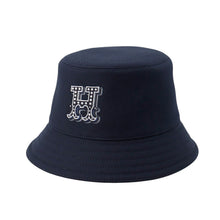 Load image into Gallery viewer, HERMES Hat Harper H Electric Size 57 Encre Cotton100%
