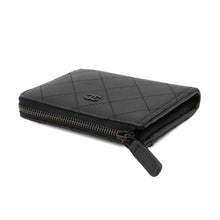 Load image into Gallery viewer, CHANEL Matelasse compact wallet BlackAP3997 Calf Leather
