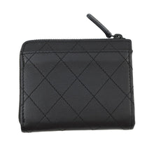 Load image into Gallery viewer, CHANEL Matelasse compact wallet BlackAP3997 Calf Leather
