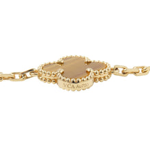 将图像加载到图库查看器中，Van Cleef &amp; Arpels Vintage Alhambra Necklace 10 MotifsVCARD40700 18K Yellow Gold
