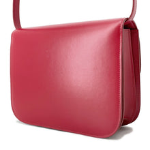 Load image into Gallery viewer, CELINE Classic Box Shoulder Bag Red189173DLS Leather Size Medium
