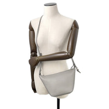 Load image into Gallery viewer, LOEWE Suna Fujita Collaboration Bear Hammock Hobo Bag Pearl GreyA538G13X05 Leather Size Mini
