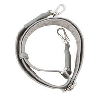 将图像加载到图库查看器中，LOEWE C604T87X27Collaboration Animal Anagram Shoulder Strap GrayC604T87X27 Jacquard Leather
