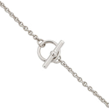将图像加载到图库查看器中，HERMES Mini Maillon Necklace Size PM Black Lacquer Metal
