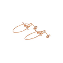 将图像加载到图库查看器中，HERMES Loop Earrings Echappé Size PM 18K Pink Gold
