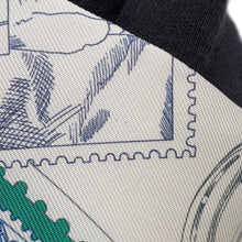 将图像加载到图库查看器中，HERMES The Philatelist of the Fauve Green/Noisette/Blue Silk100%
