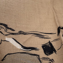 将图像加载到图库查看器中，HERMES Carre Jean Paddock Size 140 Beige/Corail/Natural Cashmere70% Silk30%
