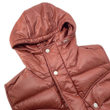 Load image into Gallery viewer, HERMES Down vest Size Chronomat 44 Rouge Basque Country Nylon Down Feather
