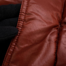 将图像加载到图库查看器中，HERMES Down vest Size Chronomat 44 Rouge Basque Country Nylon Down Feather
