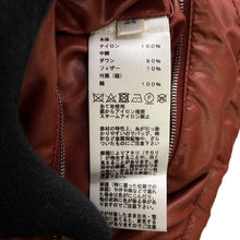 将图像加载到图库查看器中，HERMES Down vest Size Chronomat 44 Rouge Basque Country Nylon Down Feather
