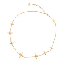 Load image into Gallery viewer, LOUIS VUITTON Louisette Signature NecklaceM01592 Gold Plated Rhinestone
