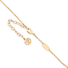 Load image into Gallery viewer, LOUIS VUITTON Louisette Signature NecklaceM01592 Gold Plated Rhinestone
