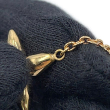 Load image into Gallery viewer, LOUIS VUITTON Louisette Signature NecklaceM01592 Gold Plated Rhinestone
