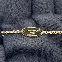 Load image into Gallery viewer, LOUIS VUITTON Louisette Signature NecklaceM01592 Gold Plated Rhinestone
