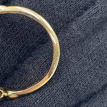 Load image into Gallery viewer, LOUIS VUITTON Louisette Signature Ring Size MM1439M Gold Plated Rhinestone
