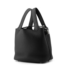 将图像加载到图库查看器中，HERMES Picotin Padlock Black Taurillon ClemenceTaurillon Size PM
