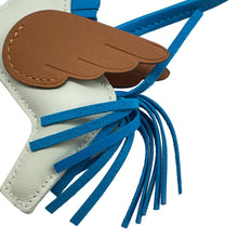 Load image into Gallery viewer, HERMES Rodeo Pegasus Vert Fizz/Gold/Blue Zanzibar Lambskin Size PM
