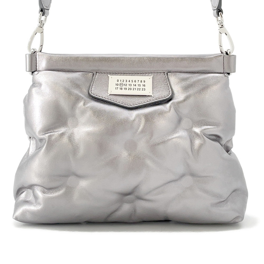 Maison Margiela Maison Margiela Glam Slam Classic 2-Way Shoulder Bag SilverSB1WG0028 Leather Size Small