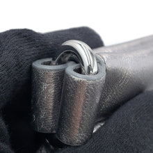 将图像加载到图库查看器中，Maison Margiela Maison Margiela Glam Slam Classic 2-Way Shoulder Bag SilverSB1WG0028 Leather Size Small
