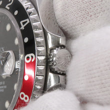 将图像加载到图库查看器中，ROLEX GMT MasterII W40mm Stainless Steel Black Dial16710
