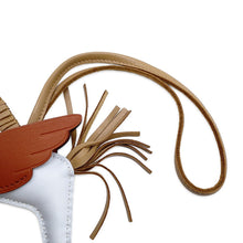 Load image into Gallery viewer, HERMES Rodeo Pegasus Blue Brume/Chai/Cuivre Lambskin Size PM
