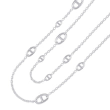 将图像加载到图库查看器中，HERMES Farandole Necklace Size 120 SV925
