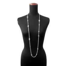 将图像加载到图库查看器中，HERMES Farandole Necklace Size 120 SV925
