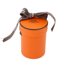 将图像加载到图库查看器中，HERMES Twilly Funny Ice Cream Aqua/Orange/Yellow Silk100%
